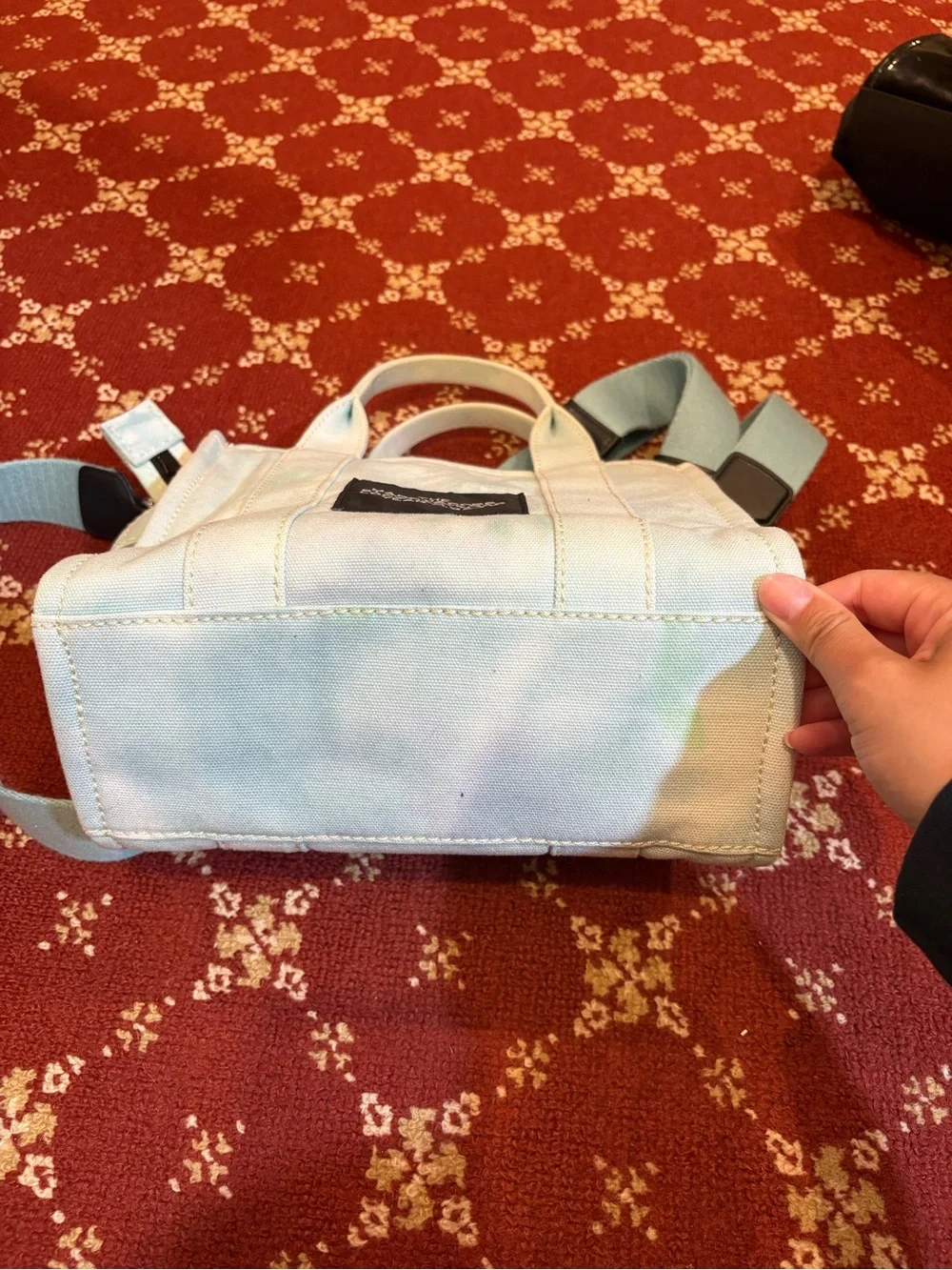 Marc Jacobs light blue Canvas Tote Bag with Removable Strap